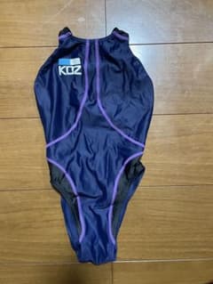 KOZ ネイビー/パープル ハイカット水着のサムネイル
