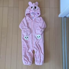 miki HOUSE(ミキハウス) モコモコロンパースのサムネイル