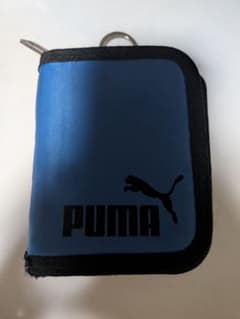 PUMA 青色 ジッパー財布のサムネイル