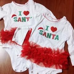 双子 クリスマス 80サイズのサムネイル