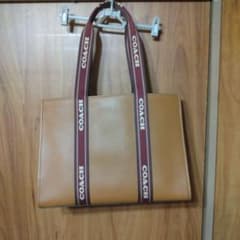 COACH キャメルトートバッグ