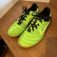 Nike エラティスコプロ US8 26.0cm 蛍光グリーン サッカーシューズ