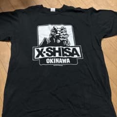 k*u様 沖縄限定　X-SHISA OKINAWA ブラック Tシャツ XLのサムネイル