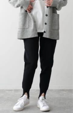 SLOBE IENA MANOF／マノフSLIT ニットパンツのサムネイル