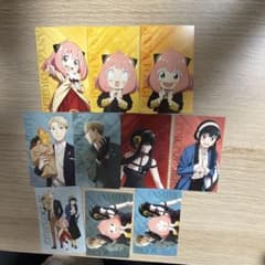 SPY FAMILY POP UP SHOP 특전 카드 10장 세트