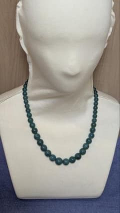 本翡翠 ビーズネックレス 翡翠 50cm ヴィンテージ ひすい - メルカリ