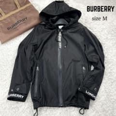 正規品✨美品✨バーバリー ロゴテープ ECONYL ナイロンジャケット 黒 M 