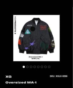 ヤ*ダ様 XG Oversized MA-1ジャケットのサムネイル