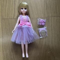 リカちゃん 人形 本体 ピンクドレスのサムネイル