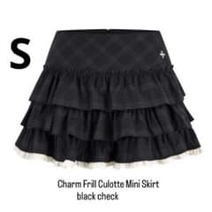 【新品未開封】Charm Frill Culotte Mini Skirtのサムネイル