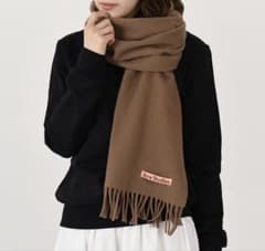 Acne Studios アクネ ストゥディオズ　フリンジマフラー ACNE STUDIOS アクネ ストゥディオズ マフラー フリンジウール - メルカリ
