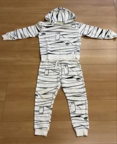 H&M ハロウィン ミイラ 仮装 110cm上下セット キッズ コスプレのサムネイル