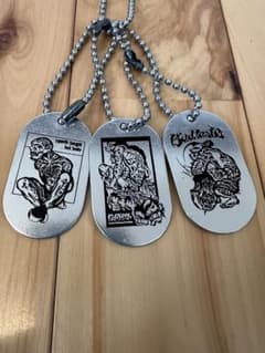 90s BADTASTE バッドテイスト USUGROW ウスグロウ ドッグタグ - メルカリ
