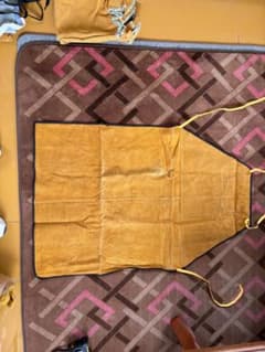 牛革製 溶接用エプロン 足カバー　作業用保護具のサムネイル