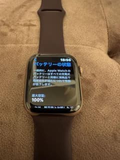 極美品 apple watch 5 44mm ステンレス ゴールド アップルのサムネイル