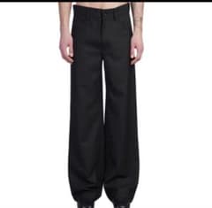 Straight-Leg Jiro - Séfr 美品 S ブラック TROUSER JIRO Séfr Twill Séfr Black - Trousers パンツ