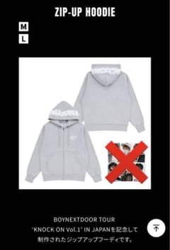 BOYNEXTDOOR ボネクド ノックオン 仁川 パーカー Mサイズ BOYNEXTDOOR ボネクド ノックオン 仁川 パーカー Mサイズ