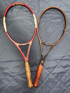ジャンク 割れWilson 硬式テニスラケット 2本セット