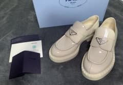 PRADA チョコレート ローファー《極美品》 - メルカリ