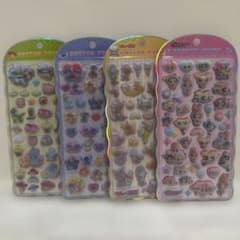 COTTON PUFFY 씰 4종 세트 토이 스토리 파워 퍼프