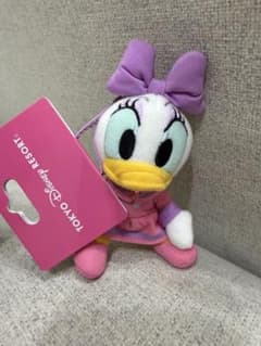 【最終価格】東京ディズニーリゾート デイジーダック ぬいぐるみ　キーホルダーのサムネイル