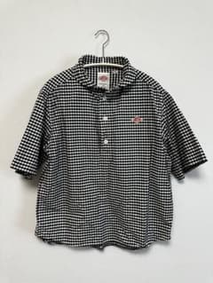 DANTON/ダントンラウンドカラープルオーバー ショートスリーブシャツ