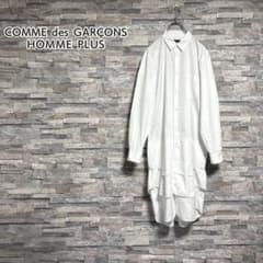 コムデギャルソンオムプリュス 23AW ティアードロングシャツ WHT/M