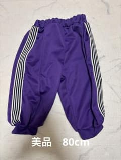 【美品】バースデイ　サイドラインパンツ　80cmのサムネイル