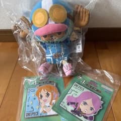 【未開封】ONE PIECE1番くじ チョッパー ぬいぐるみとラバーコースターのサムネイル
