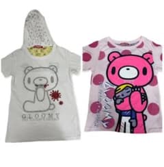 GLOOMY 半袖 パーカー × Tシャツ 2点セット！アニメ キャラクター！のサムネイル