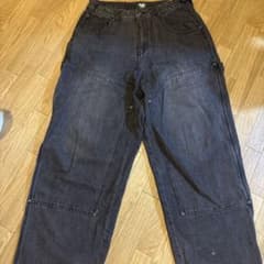 that's Lifeブラックデニムパンツ ワイドのサムネイル