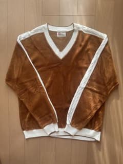 Sears Kings Road 70s パイル地 Vネックニットブラウン - メルカリ