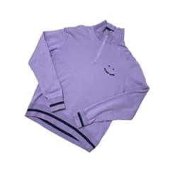 【超希少】 PS ポールスミス　ハーフジップ　スウェット　裏起毛　パープル　XL