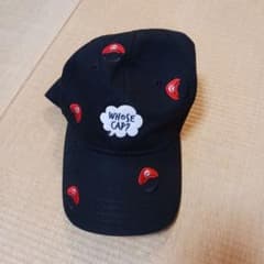WHOSE CAP? マリオ キャップ ブラックのサムネイル