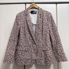 LOVE MOSCHINO ラブモスキーノ レオパード テーラードジャケット