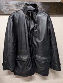 LIUGOO TOKYO レザージャケット 羊革 ブラック 3L 　メンズのサムネイル