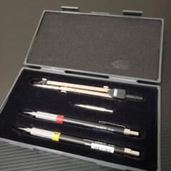 美品 ウチダ 製図用 KD-TYPE コンパス シャープペンシル