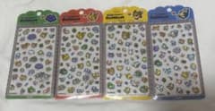 정규품 한국 한정 공식 포켓몬 씰 pokemon 4종