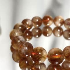 シトリンエンジェルラダー ✧ 希望・癒し 粒13mm 内径18cm 重量51g