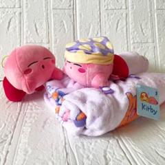 【新品未使用】星のカービィぬいぐるみ付きブランケット つまんでもちもちぬいぐるみ
