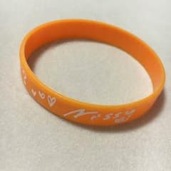 AAA シリコンバンド 橙 nissy 袋ありのサムネイル