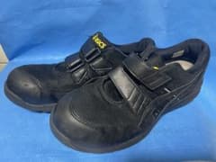 ASICS アシックス ブラック ベルクロ 安全靴JSAA A種 - メルカリ