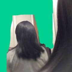 ◯セミロング フルWIG ブラック◯のサムネイル