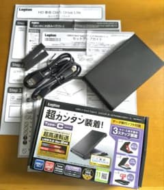 Logitec 2.5인치 HDD/SSD 케이스 LGB-PBSUC