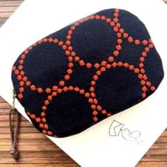 ⚮̈ミナペルホネン ころんっと薄型ポーチ⚮̈ tambourine dop - メルカリ