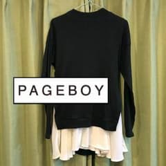 《SALE》春服 【美品】PAGEBOY 重ね着 トップスのサムネイル