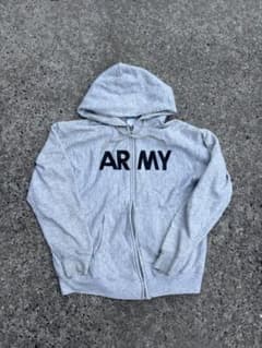 80s Champion ARMY ジップパーカー トリコタグ リバースウィーブ 80s Champion ARMY ジップパーカー トリコタグ リバースウィーブ