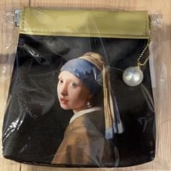 新品　真珠の耳飾りの少女 フェルメール展　 キャンディポーチ　バネポーチのサムネイル