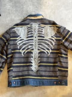 11.5ozデニム BONEライニング リバーシブルZIP UP ワークJKT - メルカリ