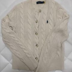 Polo Ralph Lauren ケーブルニット カーディガン アイボリー Sのサムネイル